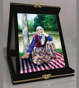خرید اینترنتی جعبه قاب تابلو دکوری تزئینی هنری هدیه طرح مادربزرگ